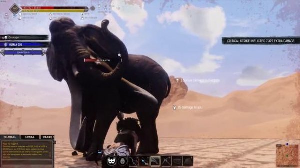 Conan Exiles: (mod Indrid Classes and Races) Critical damage Bug