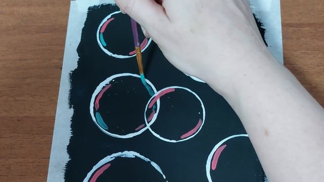 Мыльные пузыри. Простые красивые рисунки красками для начинающих смотреть онлайн