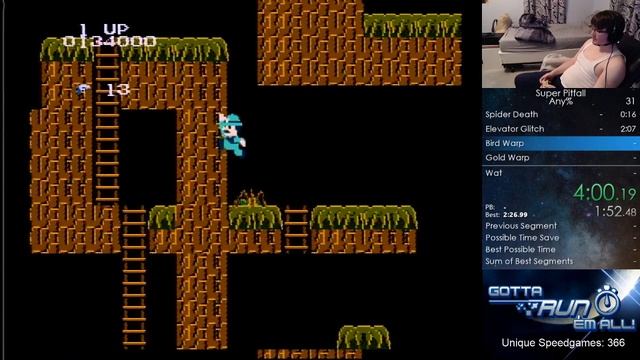 Super Pitfall - Any% in 7:38 смотреть онлайн