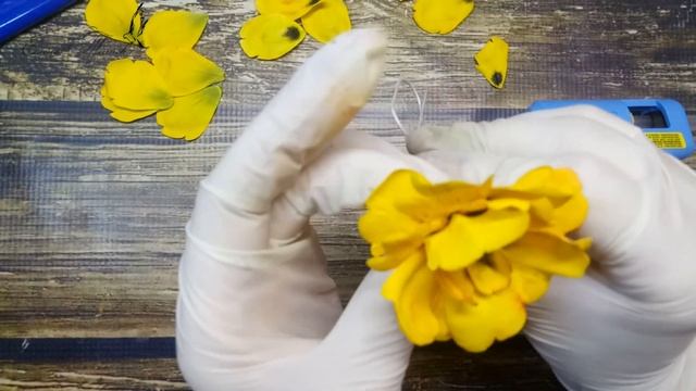 МК тюльпан махровый из фоамирана / Сборка желтого тюльпана смотреть онлайн