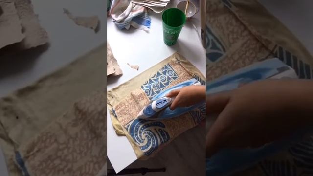 Выпрямление бумаги утюгом смотреть онлайн