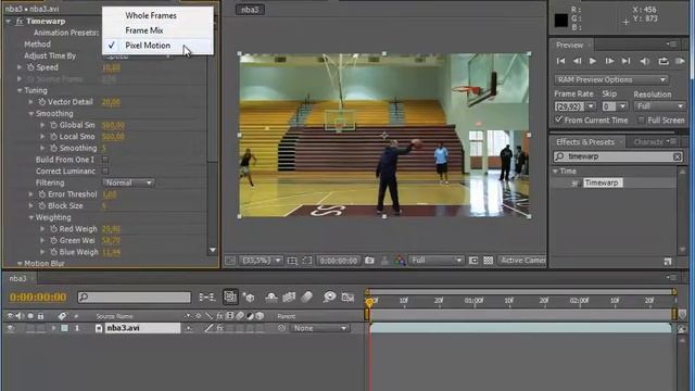Замедление времени в After Effects эффект Slow Motion HD, Tutorial for beginner Adobe After Effect смотреть онлайн
