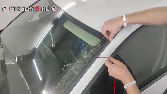 Дефлектор лобового стекла Стрелка-2 для SKODA OCTAVIA A8 (IV) c 2019г.в. - strelka11.ru смотреть онлайн