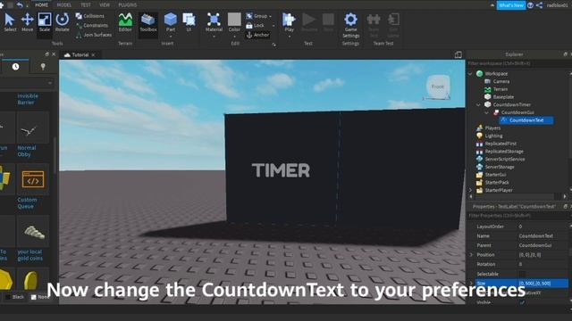 How to make a Global Countdown Timer in Roblox Studio | TUTORIAL 2021 смотреть онлайн