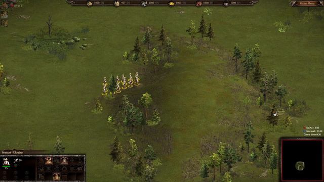 Cossacks 3 SpeedRun. IGT - 01:32. Random map against CPU (1v1). Normal difficulty. смотреть онлайн