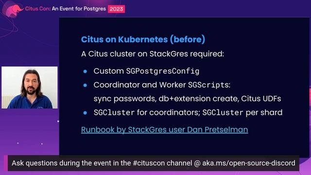 Citus on Kubernetes | Citus Con: An Event for Postgres 2023 смотреть онлайн
