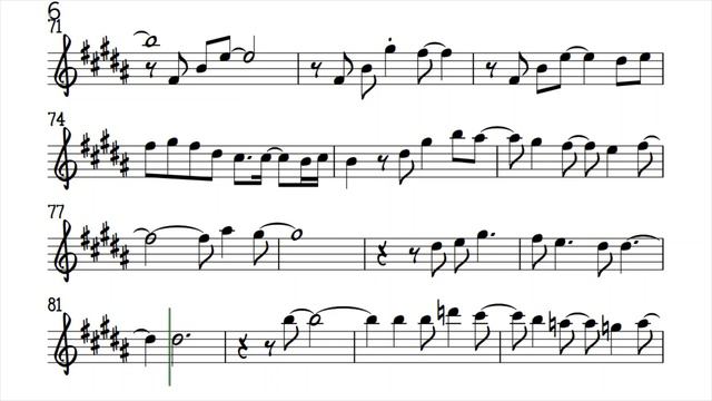 JUST THE WAY YOU ARE bossa Alto Sax Sheet Music Backing Track Play Along Partitura смотреть онлайн