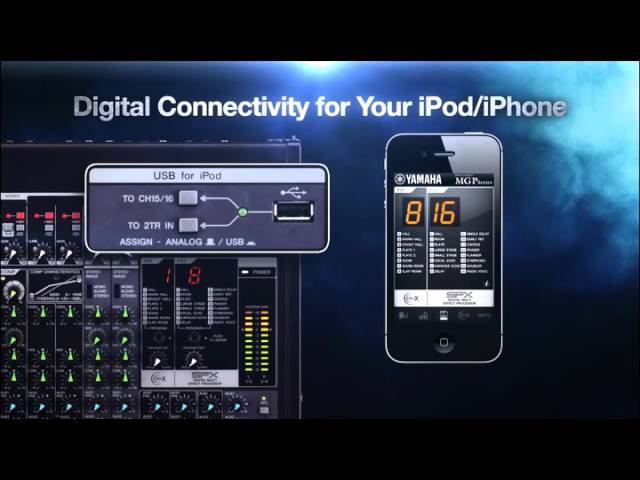 Аналоговые микшерные консоли Yamaha MGP смотреть онлайн