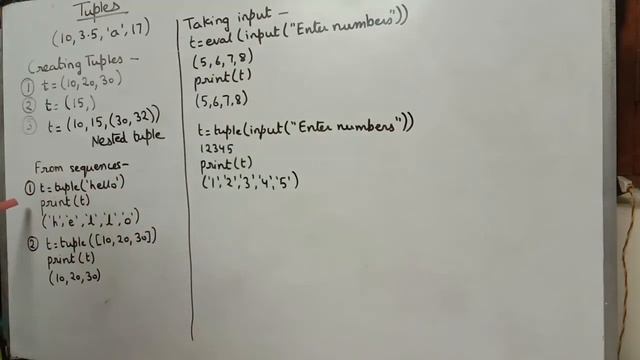 Tuple In Python смотреть онлайн