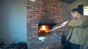 Готовим в Русской Печи! Гуляш с картошкой в чугунке!