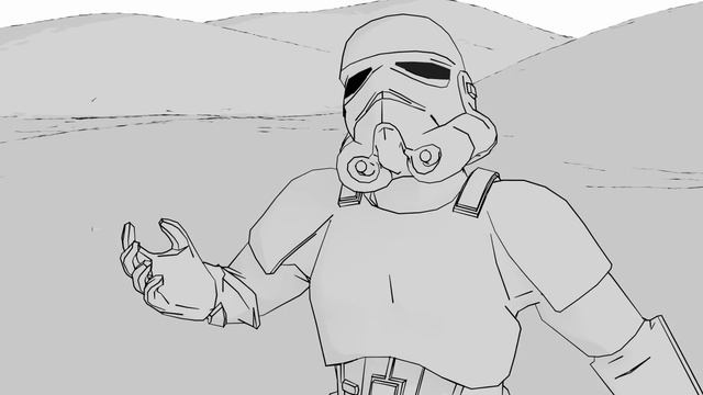 Space Marine and Stormtrooper FIGHT | Animatic смотреть онлайн