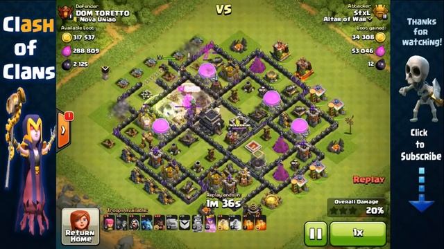 TH9 Titan beats TH11 Legend! Clash of Clans - TH9 Attack Strategy (For Wars and Trophy) смотреть онлайн