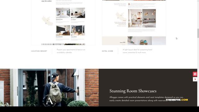 Alloggio - Hotel Booking Theme booking hotel theme Easy Create Website смотреть онлайн