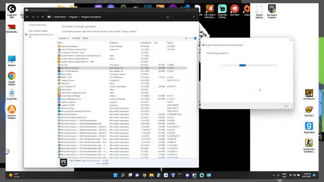 How to dellete ''Epic online services'' app, when it keeps poping back up? смотреть онлайн