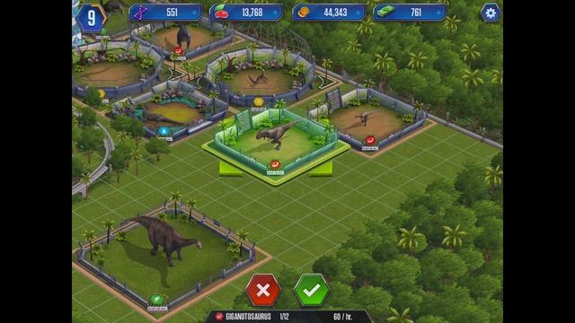 Gigantosaurus & Raptors || Jurassic World - The Game - Ep 5 HD смотреть онлайн
