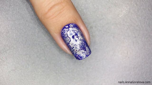 Abstract Sea Holographic Nail Design / Абстрактный голографический морской дизайн