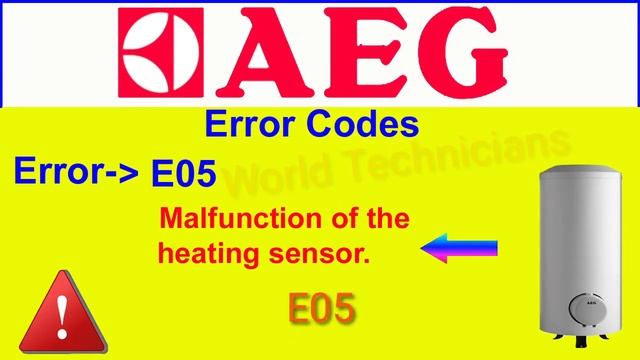 AEG Gas Boiler Error Codes смотреть онлайн