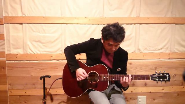 The Beatles/I feel fine/Acoustic Cover By Koutsuka Yuta Plays Gibson Blues King смотреть онлайн