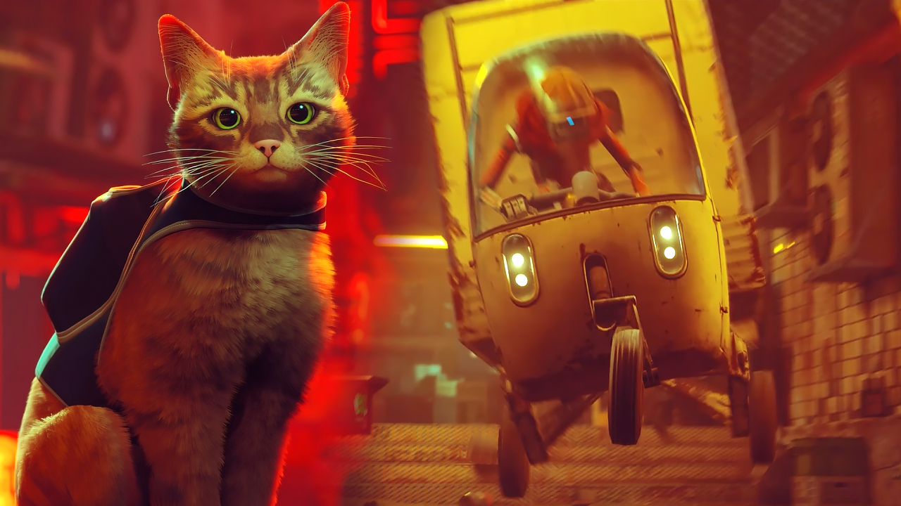Кота чуть не нашпиговали свинцом - безумная погоня за пушистиком в Stray смотреть онлайн
