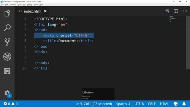 HTML Boilerplate code - Lesson #7 - Web development for Beginners (Urdu/Hindi) смотреть онлайн