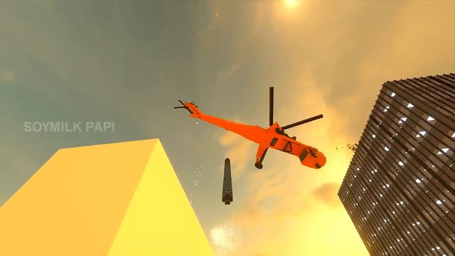 Realistic Helicopter Shootdowns & Crashes 58 😱 Teardown смотреть онлайн