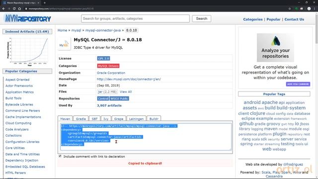 Java - Ejercicio 278: Agregar la Dependencia MySQL Connector/J a un Proyecto Java смотреть онлайн