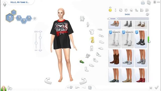 The Sims 4: Cute Grunge Girl | CAS With Links :)
