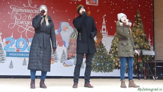 Вокальная студия "Интонация". Новогодняя песня (Медленно шарик вертится) смотреть онлайн