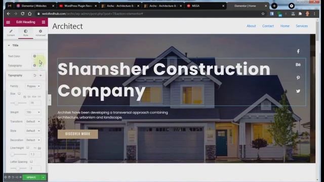How to Make Construction Company Website with WordPress - Elementor Tutorial [Urdu/Hindi] смотреть онлайн