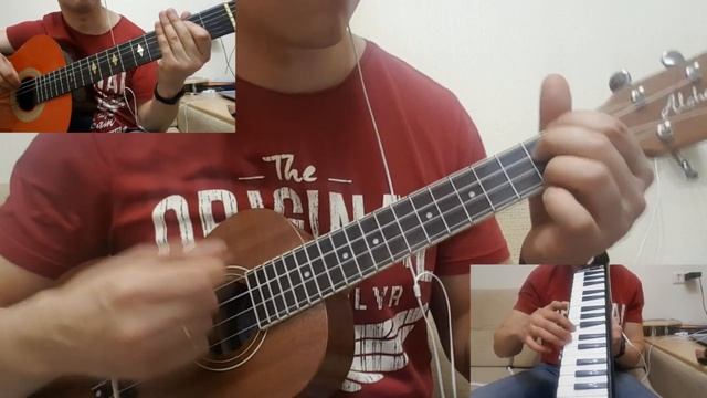 Катюша на мелодике и укулеле смотреть онлайн