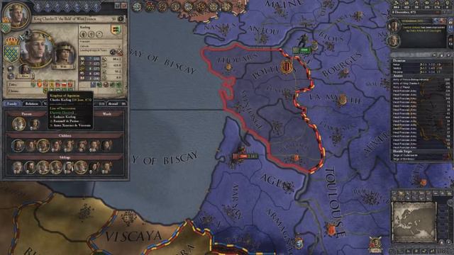 Lets Play THE PARADOX GRAND CAMPAIGN: Crusader Kings 2 Part 3-(Aquitaine) смотреть онлайн