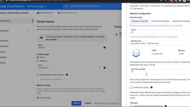 How to Create Clusters in Kubernetes Using Google Cloud Console смотреть онлайн