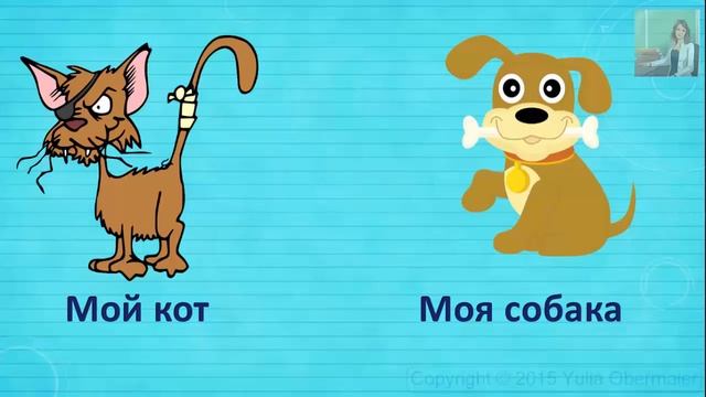 Притяжательные местоимения в английском языке смотреть онлайн