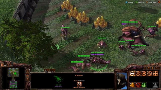StarCraft II Brood War Mass Recall Mod Zerg All units смотреть онлайн