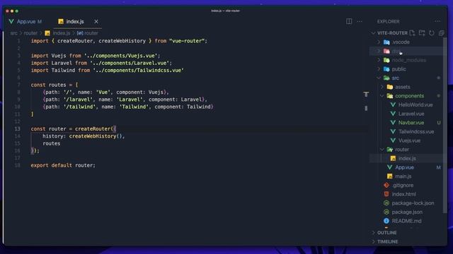 Vue Router 4 Tutorial for Beginners #3 Lazy Loading Routes смотреть онлайн