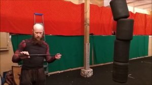 Телескопическая дубинка.  Техника работы