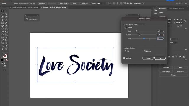 How To Edit SVG Font Colors In Illustrator