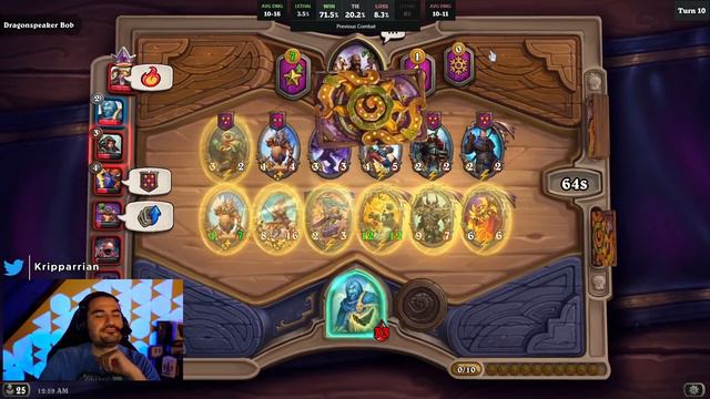 GEORGE IS OP WITH ELEMENTALS?! - Hearthstone Battlegrounds