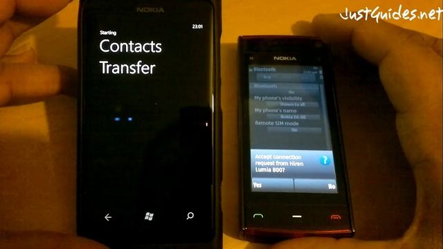 Nokia Lumia 800 Contacts Transfer (Direct) смотреть онлайн