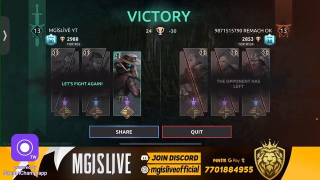 Shadow Fight 4 Test Stream | Rank Grinding смотреть онлайн