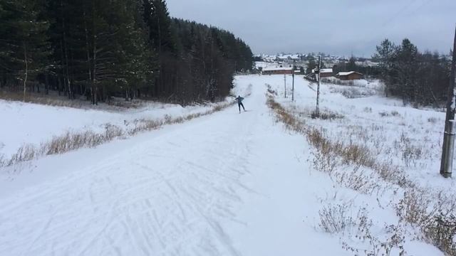 Коньковый ход в горку смотреть онлайн