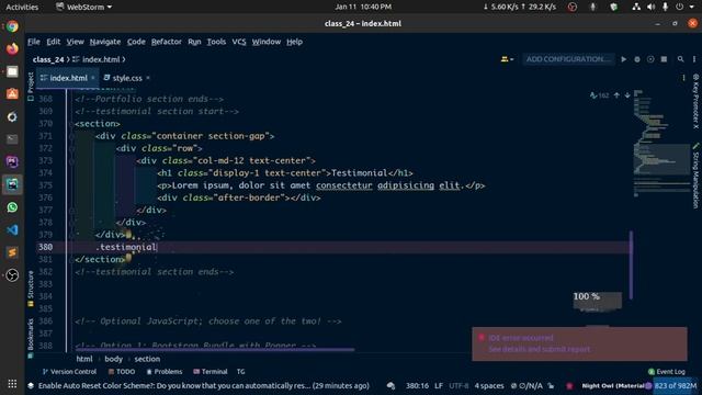 Web Design With Bootstrap 5 | Bangla Tutorial | Class- 24 | Portfolio Project смотреть онлайн