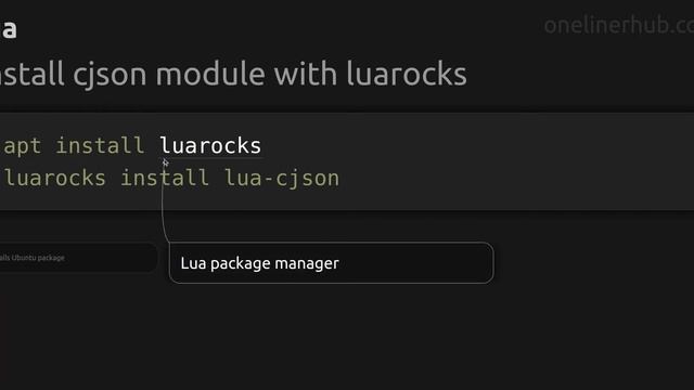 Install cjson module with luarocks #lua смотреть онлайн
