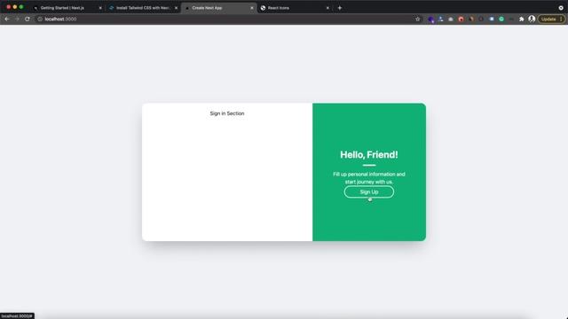 Create Login Page in Next JS with Tailwind CSS | Login Page UI in React JS смотреть онлайн