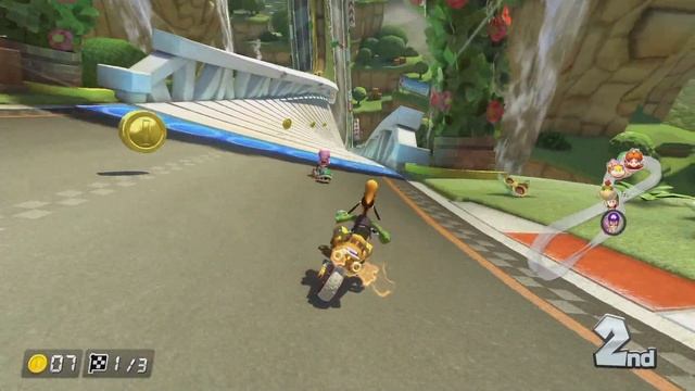Mario Kart 8 Deluxe - Waluigi (Golden Dash Cup, Flower Cup) The Top Racing Game on Nintendo Switch смотреть онлайн
