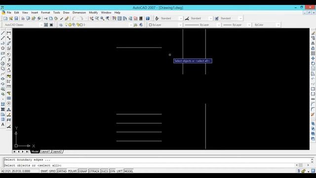 AutoCAD 2007 TUTORIALS -18- Extend смотреть онлайн