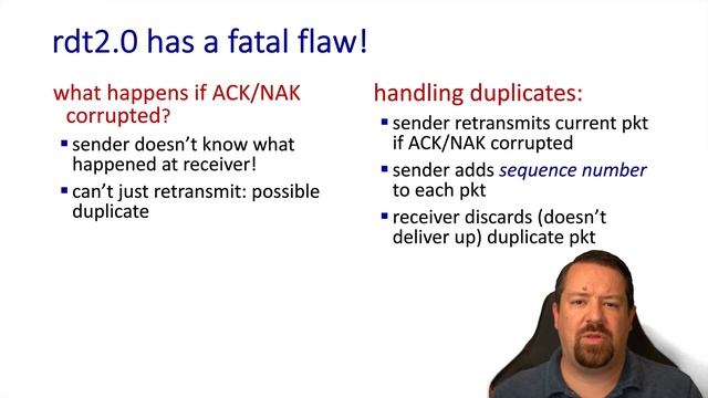 Reliable Data Transfer - Internet Transport Layer | Computer Networks Ep. 3.4.1 | Kurose & Ross смотреть онлайн