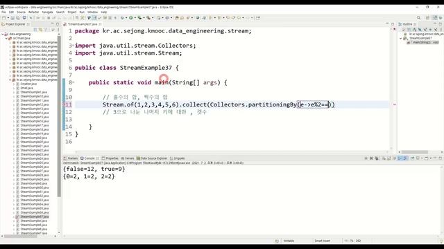 데이터 분석 11강 - Stream.collect에서 활용하는 Build-in-Collectors (Misc.) - partitioningBy, groupingBy смотреть онлайн
