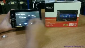 Обзор автомагнитолы Sony XAV-65