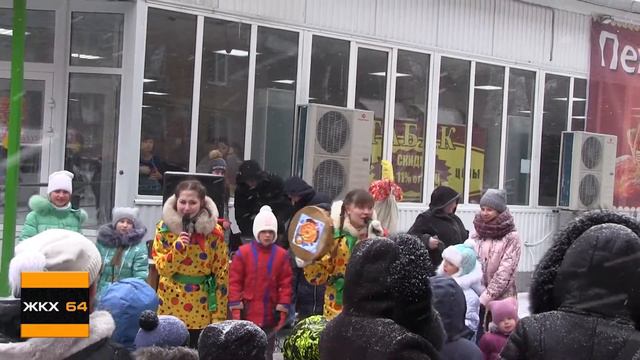 Гуляние на Масленицу в универсаме "Ромашка"" смотреть онлайн